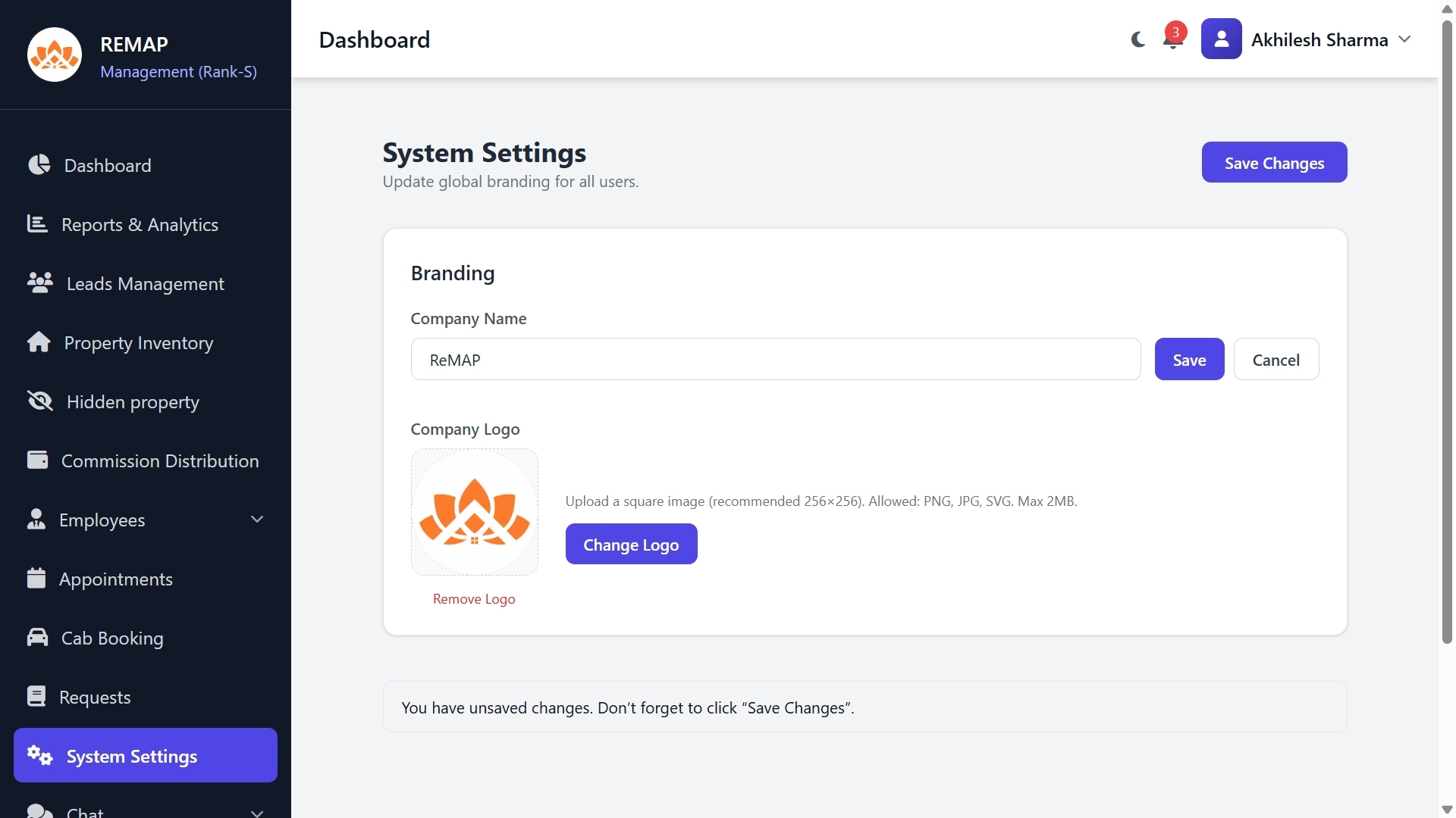 System Settings